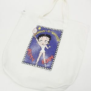 Vintage Bags - Vintage Betty Boop Tennis Tote Bag Vintage Bags - Vintage Betty Boop Tennis Tote Bag